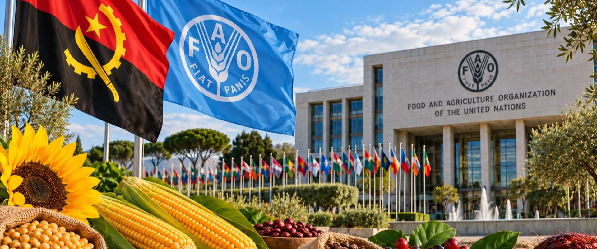 Angola apresenta oportunidades de investimento agrícola no Fórum Mundial da Alimentação