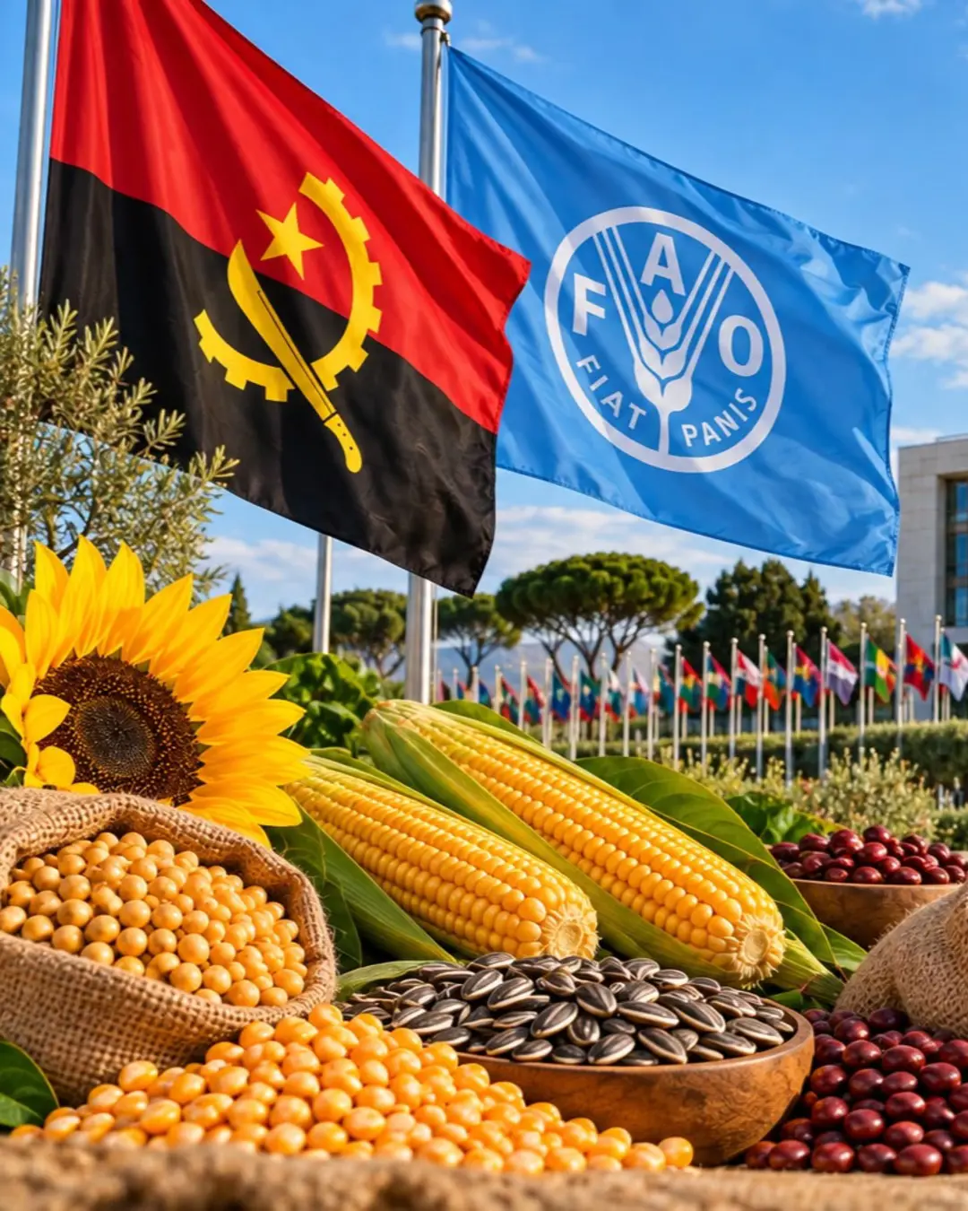 Angola apresenta oportunidades de investimento agrícola no Fórum Mundial da Alimentação