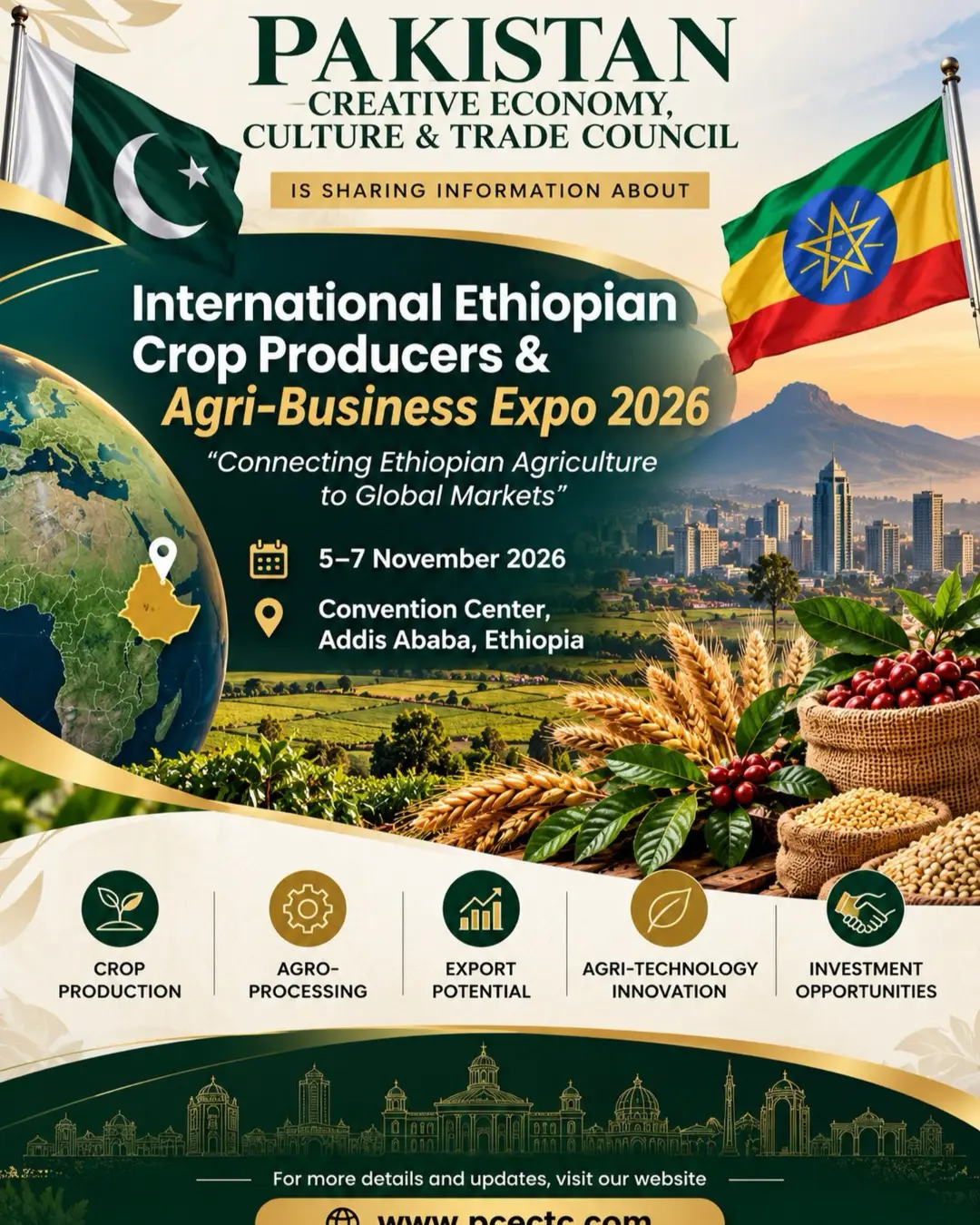 Ethiopian International Crop Producers & Agribusiness Expo 2026
