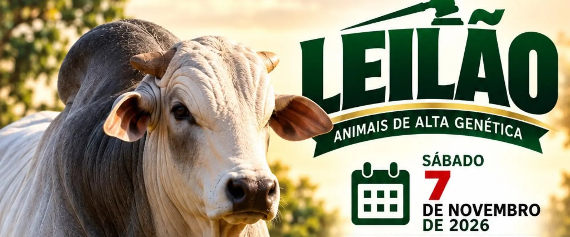 Leilão de animais de alta genética 