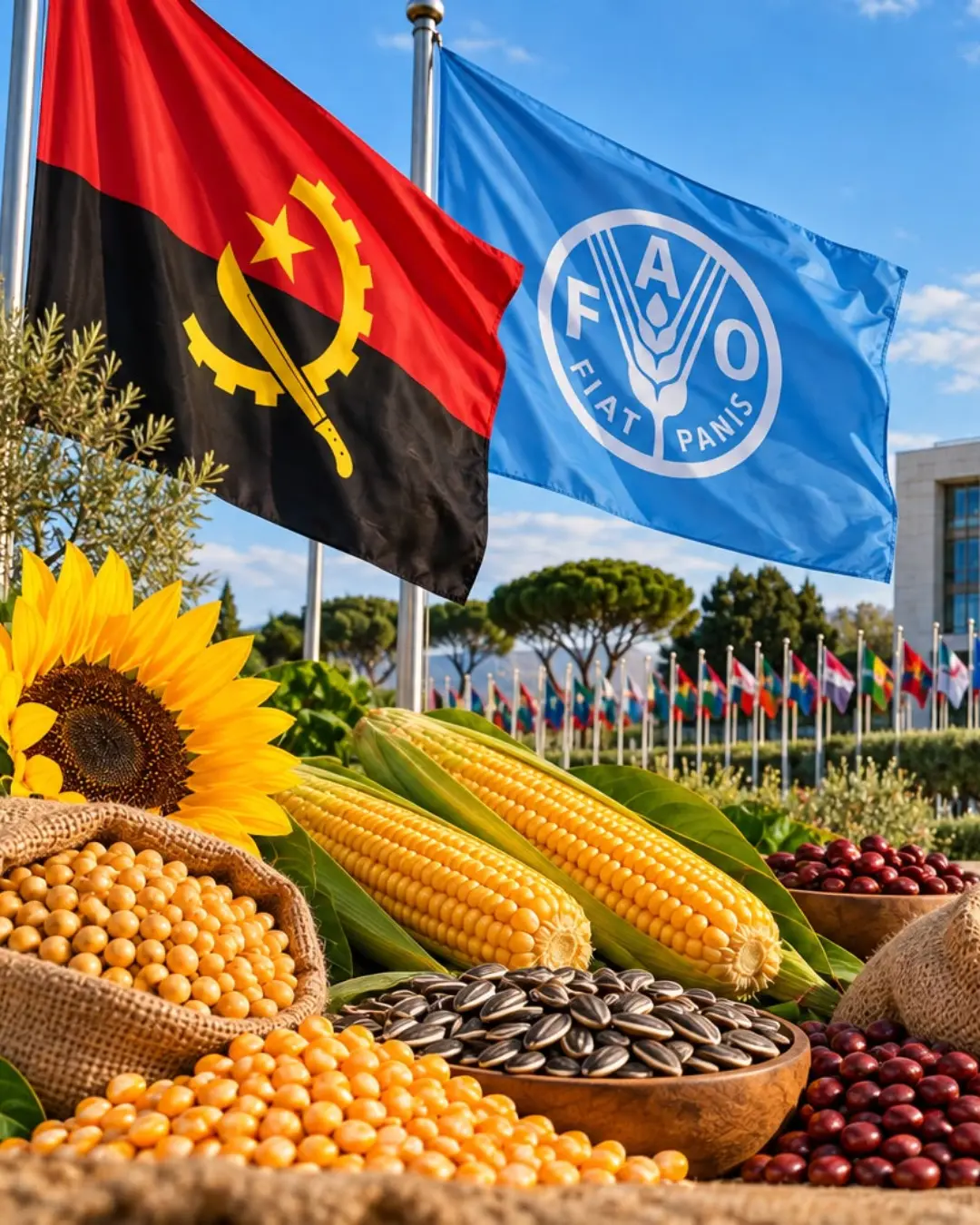 Angola apresenta oportunidades de investimento agrícola no Fórum Mundial da Alimentação